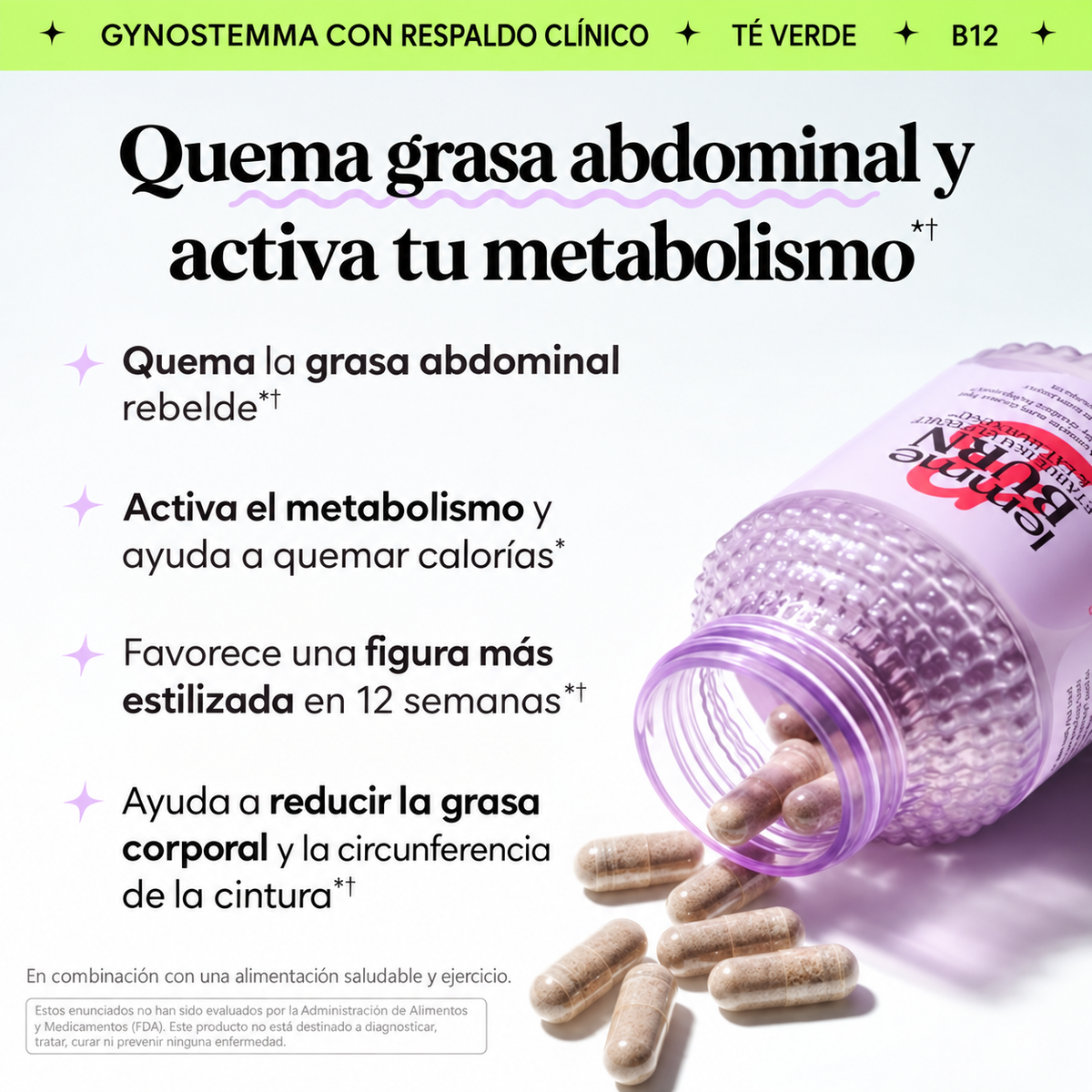 Lemme Burn: Despídete de la grasa y activa tu metabolismo