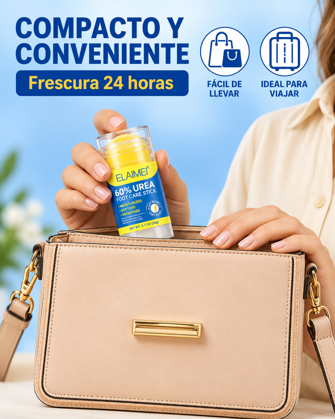 Barra Podal con Urea 60% para Talones Agrietados