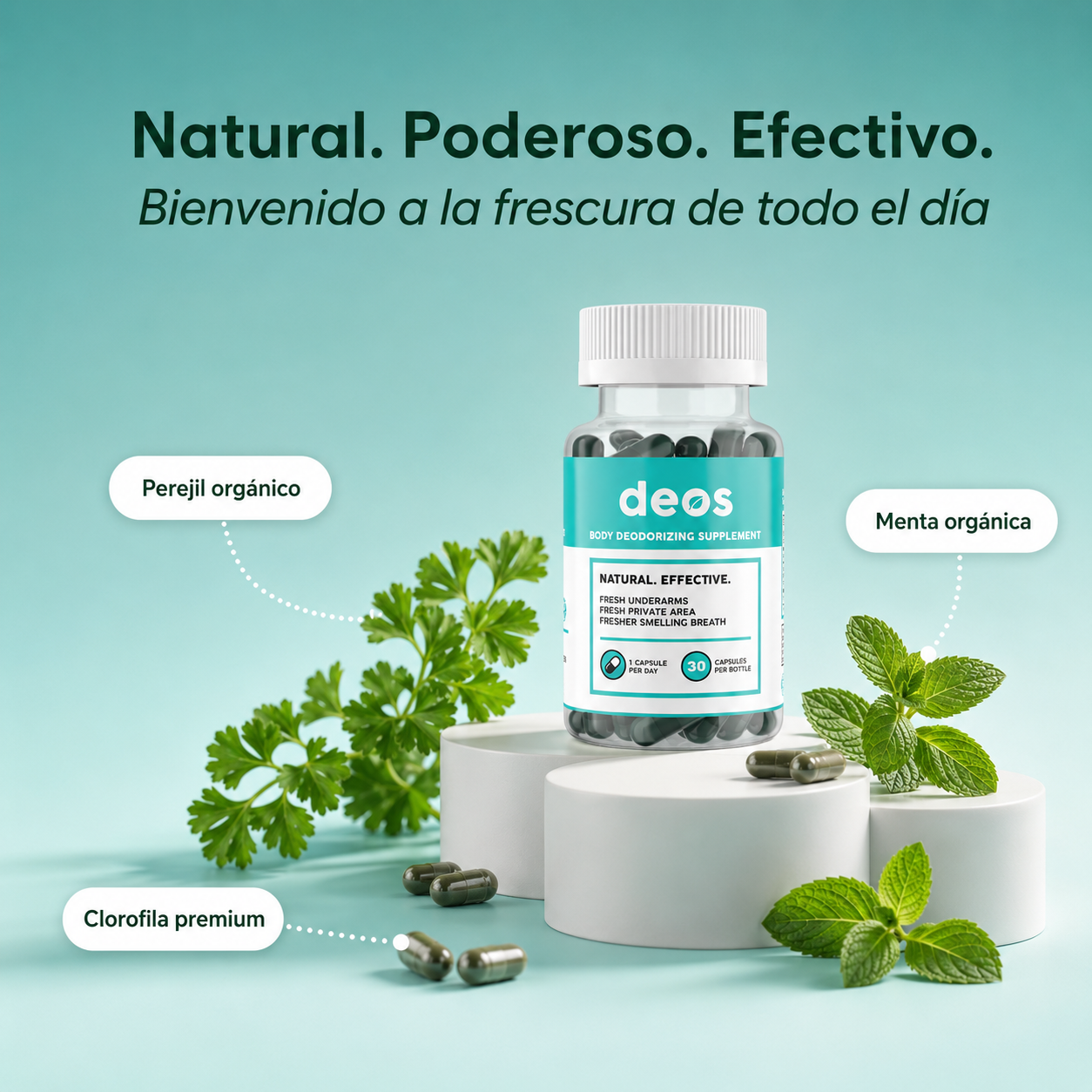 DEOS – Neutraliza el olor corporal desde adentro