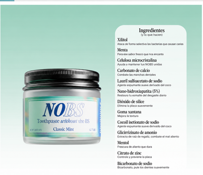 Tabletas Dentales Masticables NOBS
