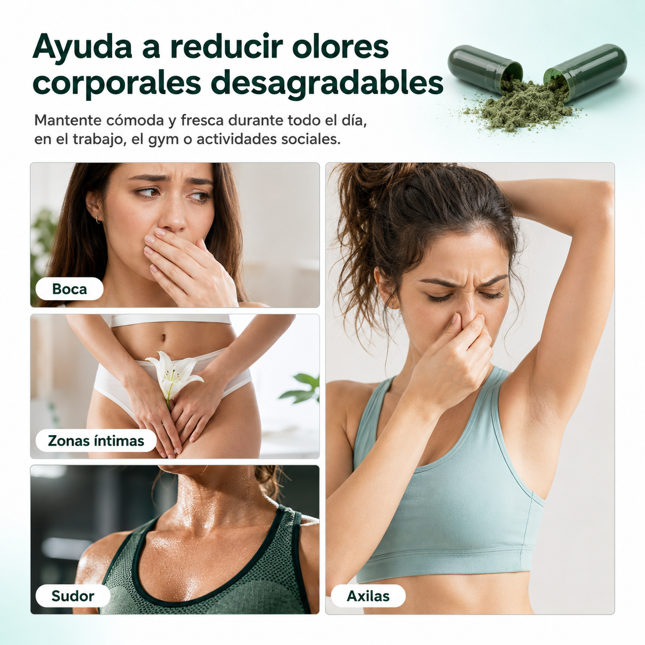 DEOS – Neutraliza el olor corporal desde adentro