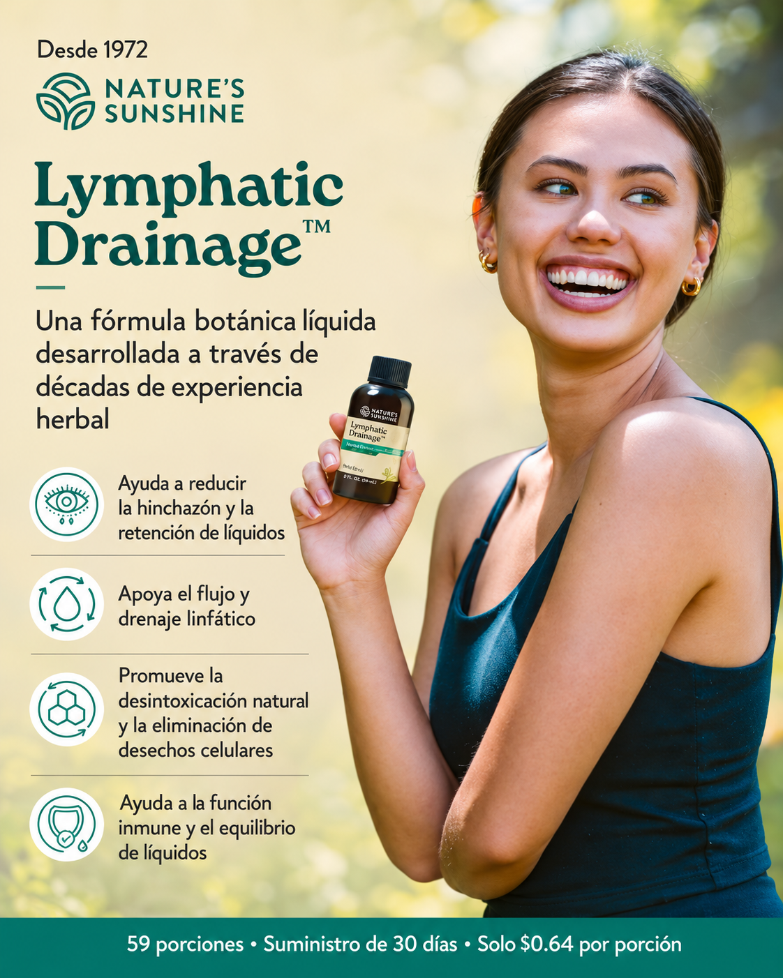 Drenaje Linfático — Extracto herbal líquido | Oferta 2×1