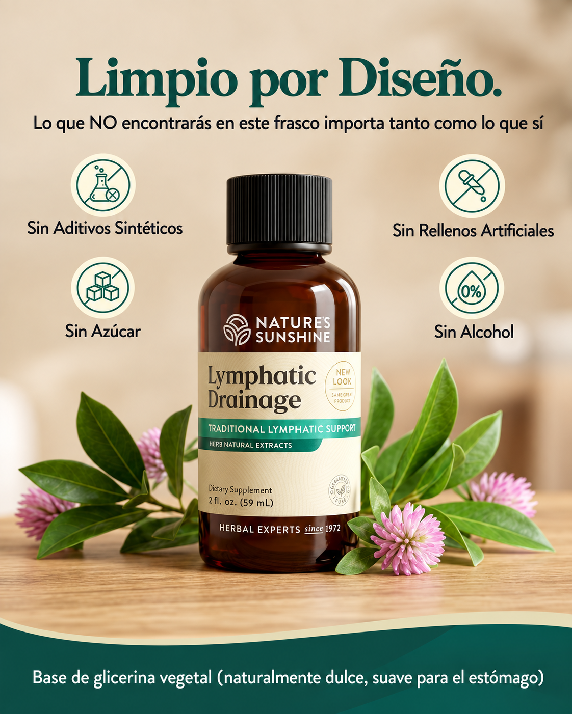 Drenaje Linfático — Extracto herbal líquido | Oferta 2×1