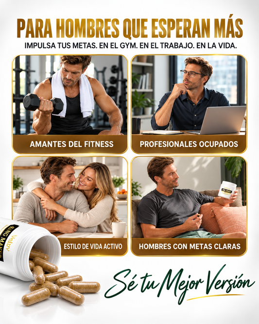 King Maker – Más energía, deseo y vitalidad masculina