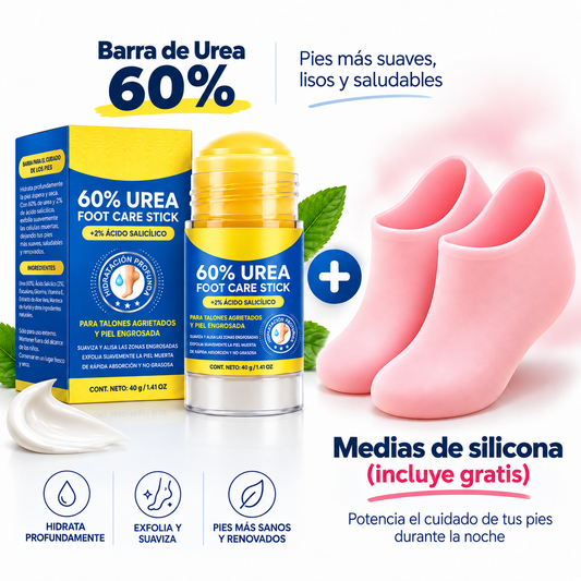 Barra Podal con Urea 60% para Talones Agrietados